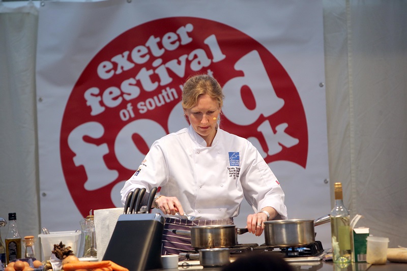 Chef Demos at the Exeter Food Festival