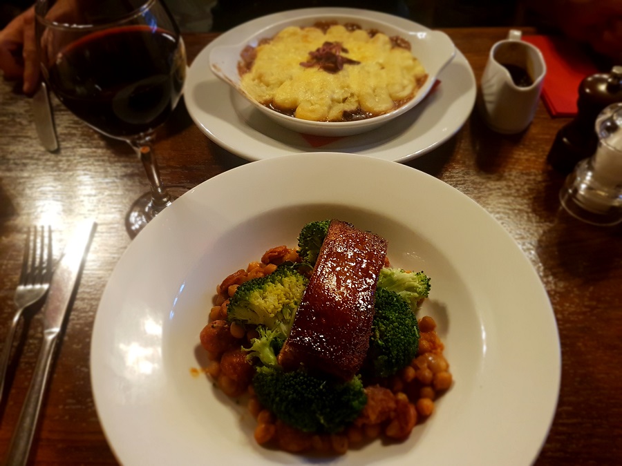 Maple Glazed Pork Belly & Cottage Pie - The Cridford Inn