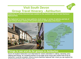 Visit South Devon - Group Itinerary - Ashburton