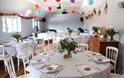 Wedding set up at The Lamb Inn