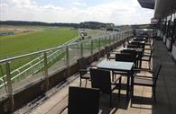 Exeter Racecourse - seating right by the racecourse