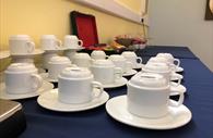 Tea cups and saucers at Fresha