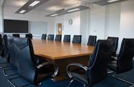 A conference room with TV facilities
