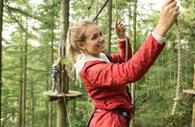 Go Ape! Haldon - people in the trees