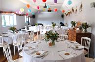 Wedding set up at The Lamb Inn
