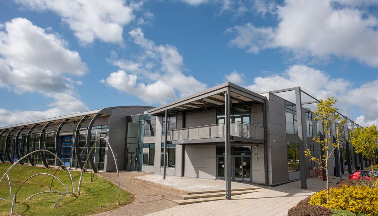 The exterior of the Future Skills centre